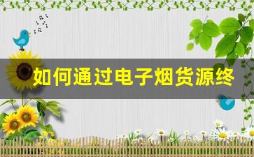 如何通过电子烟货源终端提高你的销售业绩