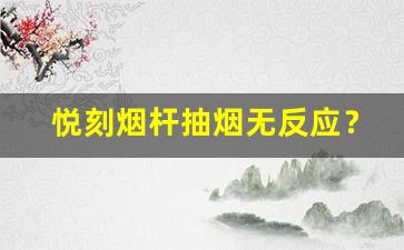 悦刻烟杆抽烟无反应？解决方法全解析